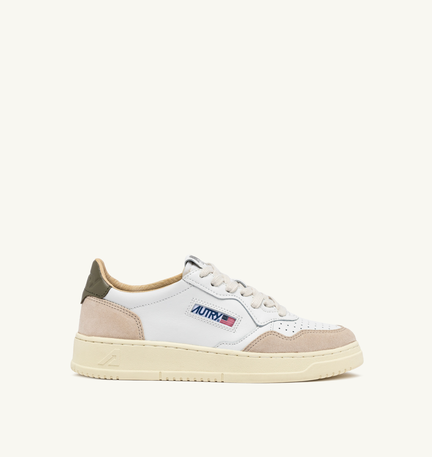 Medalist Low beige and khaki sneaker 