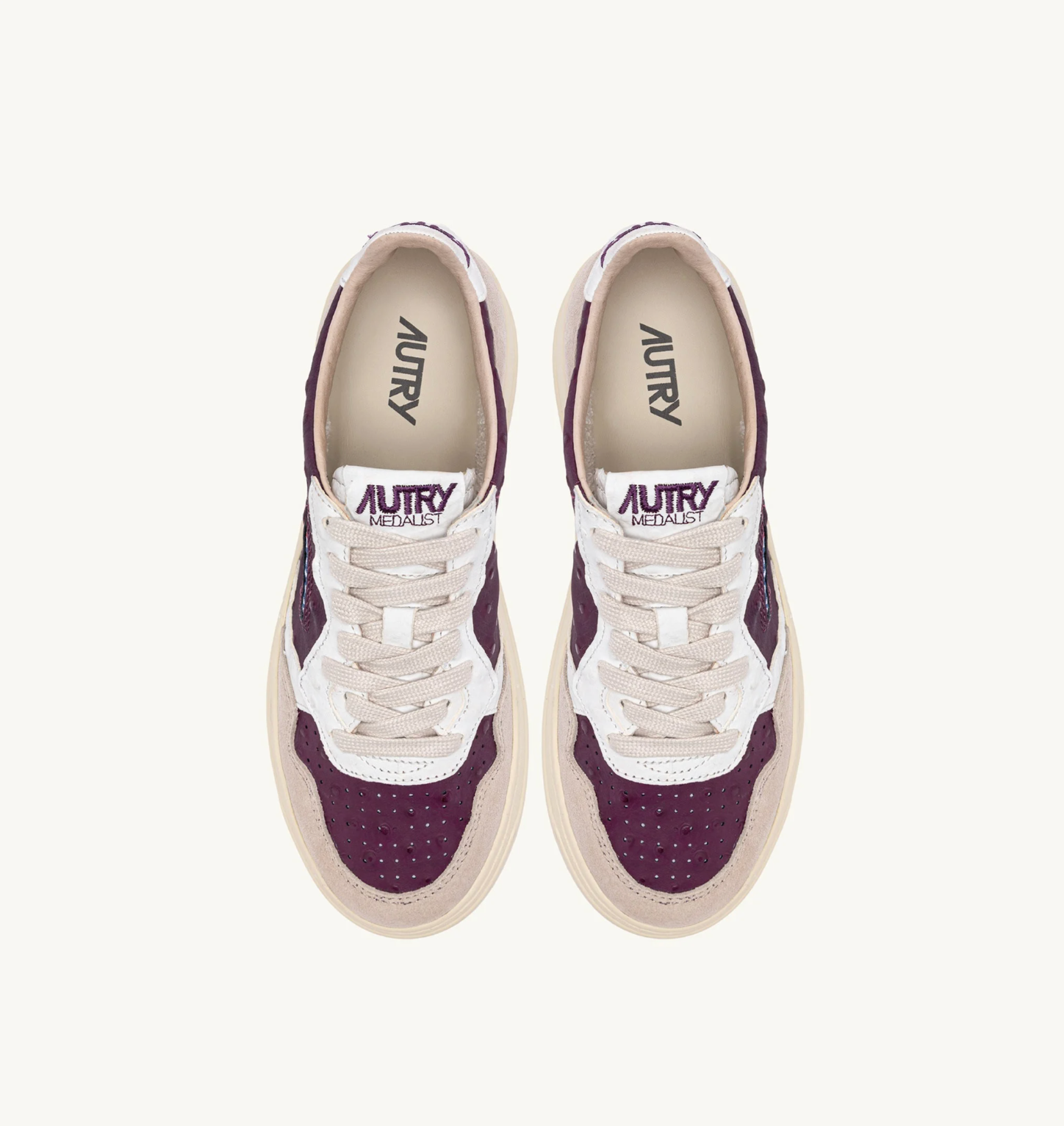 Baskets Medalist Low bordeaux sand