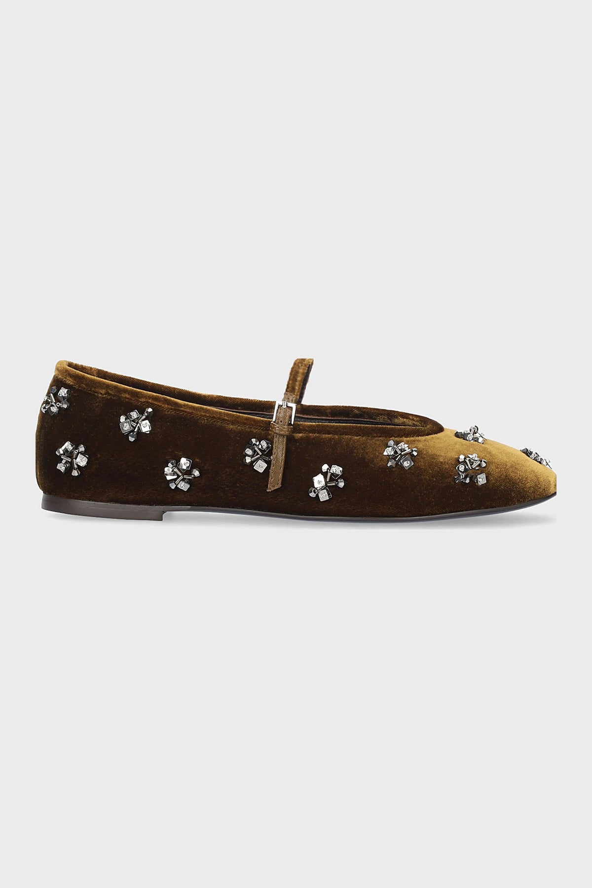 Ballerines Nivea velours bijoux Lola Cruz