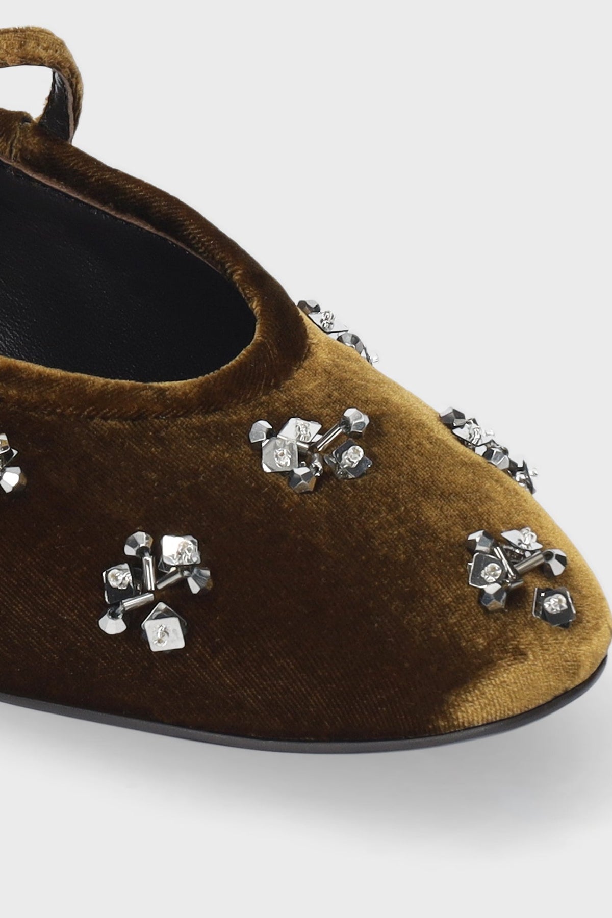 Ballerines Nivea velours bijoux Lola Cruz