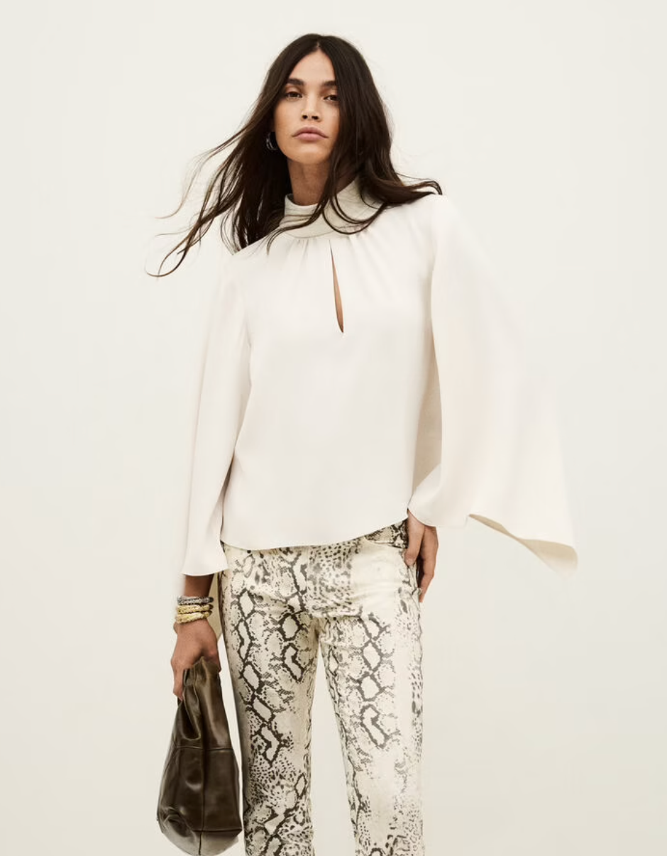 Blouse Col montant TARA