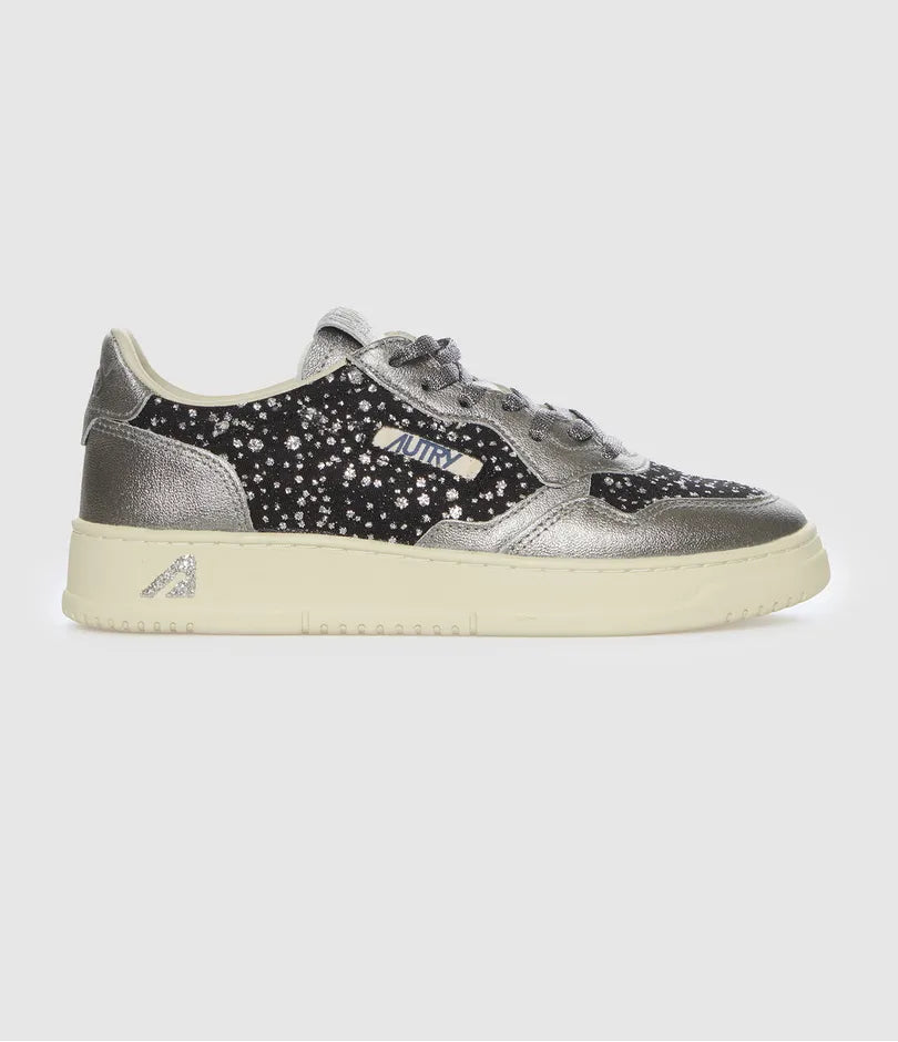 Baskets Medalist Low noir strass