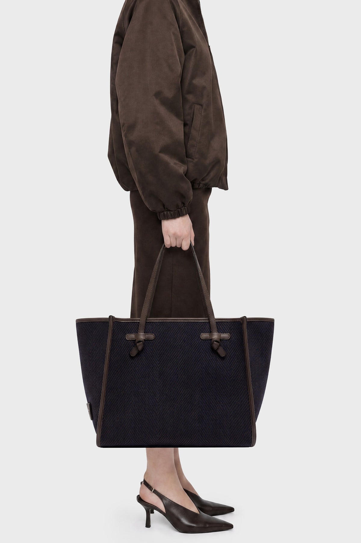 Cabas Marcella laine chevrons Gianni Chiarini