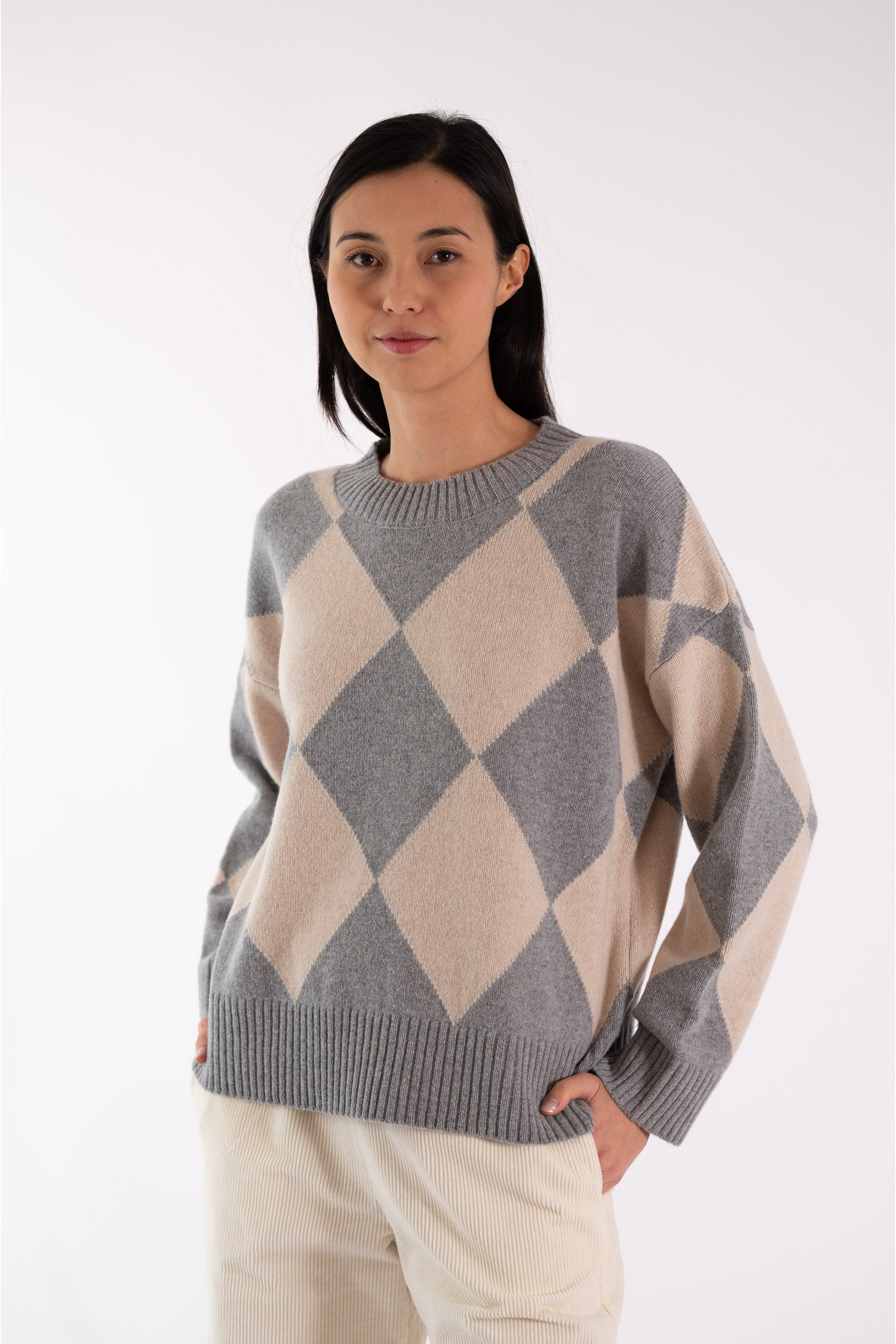 ELODIE diamond sweater