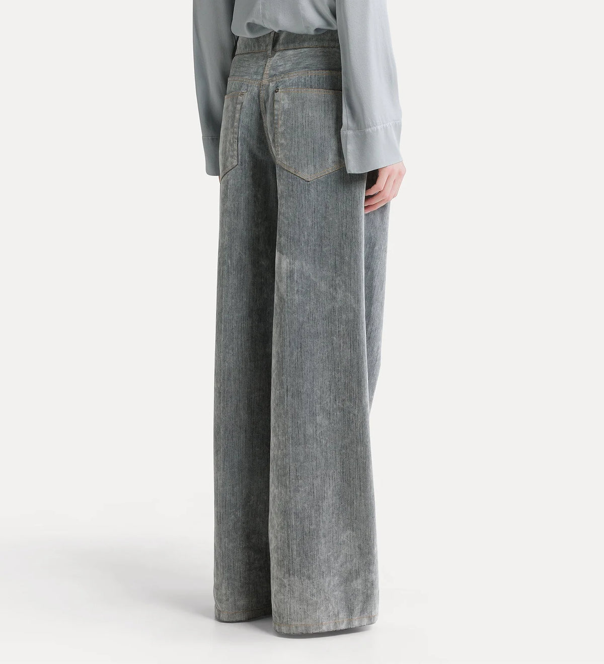 Pantalon flock denim