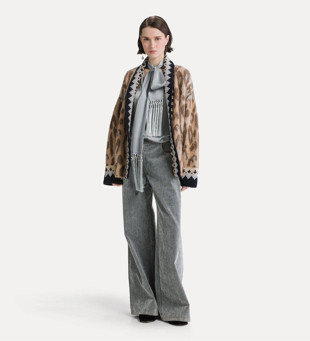 Pantalon flock denim