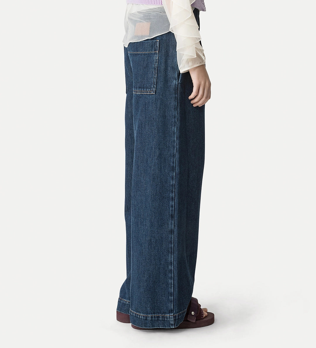 Pantalon loose denim