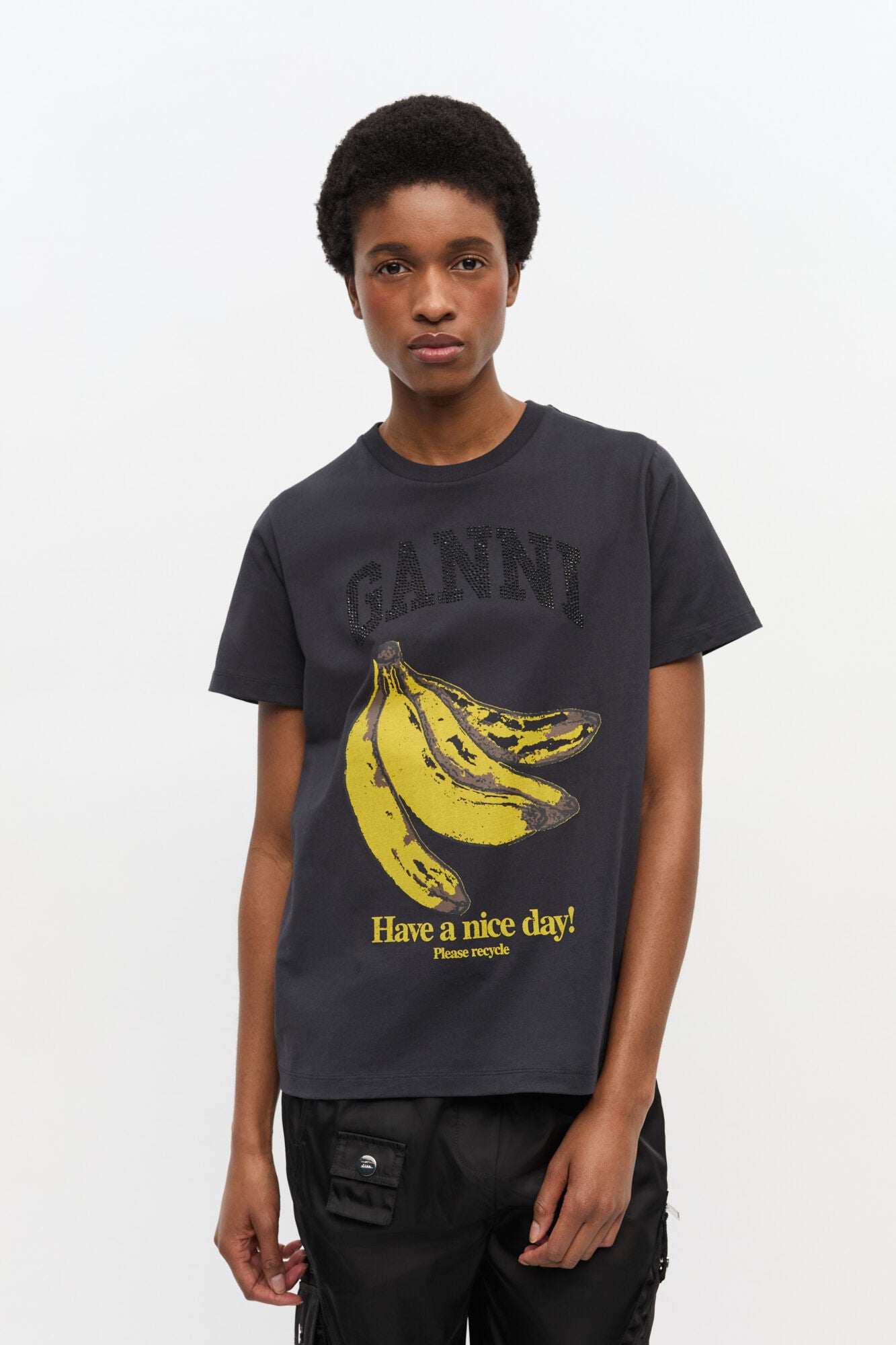 T-shirt GANNI Banana