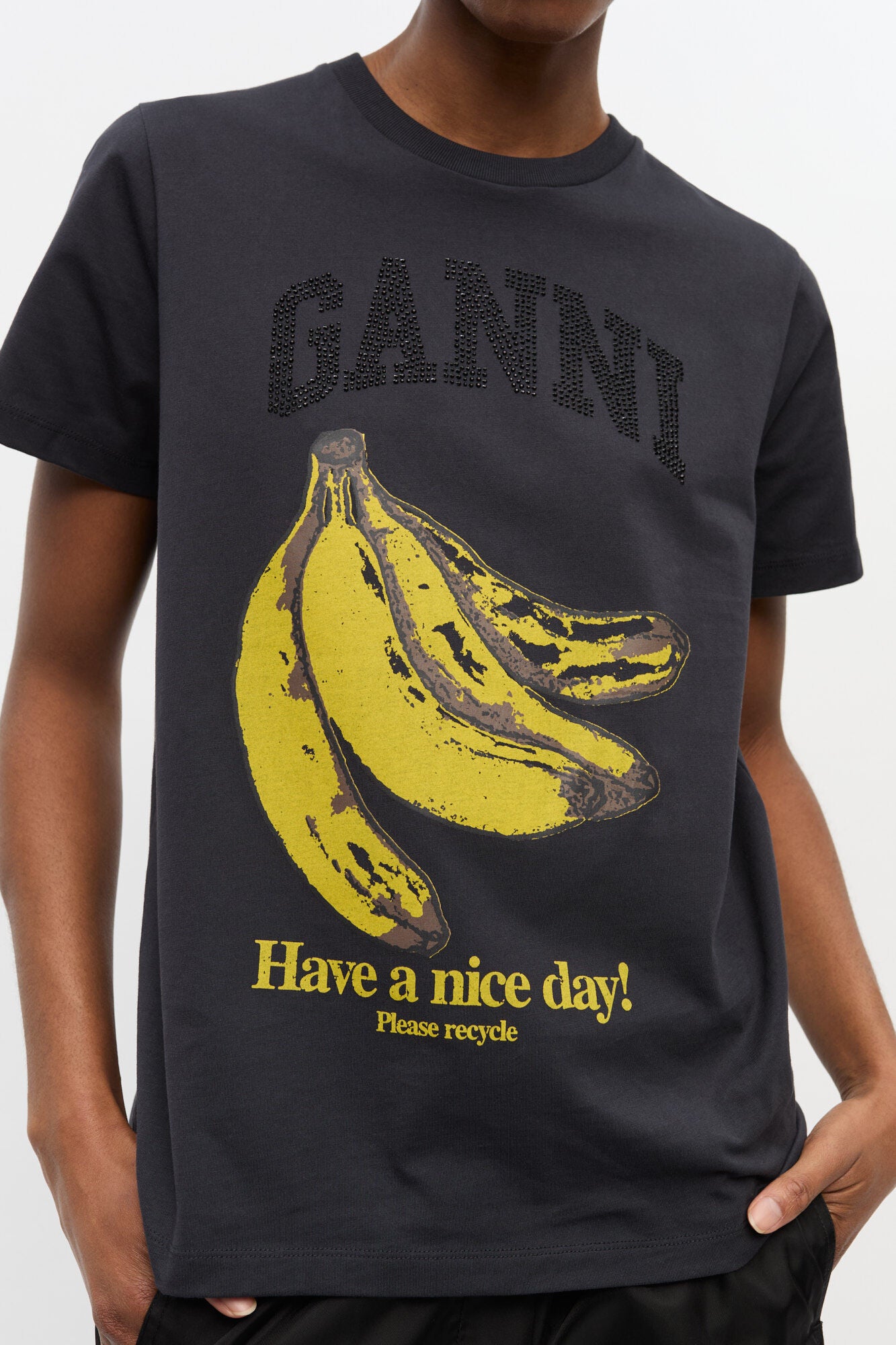 T-shirt GANNI Banana