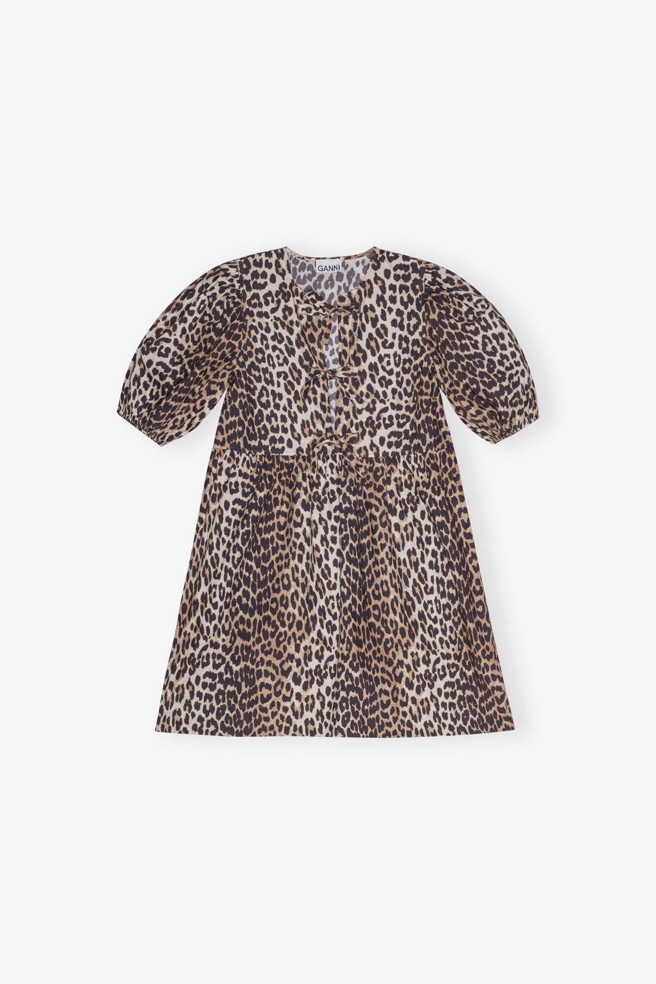 Mini robe print Léopard