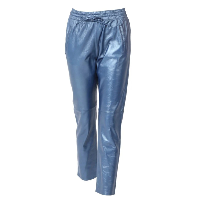 Pantalon cuir métal GIFT