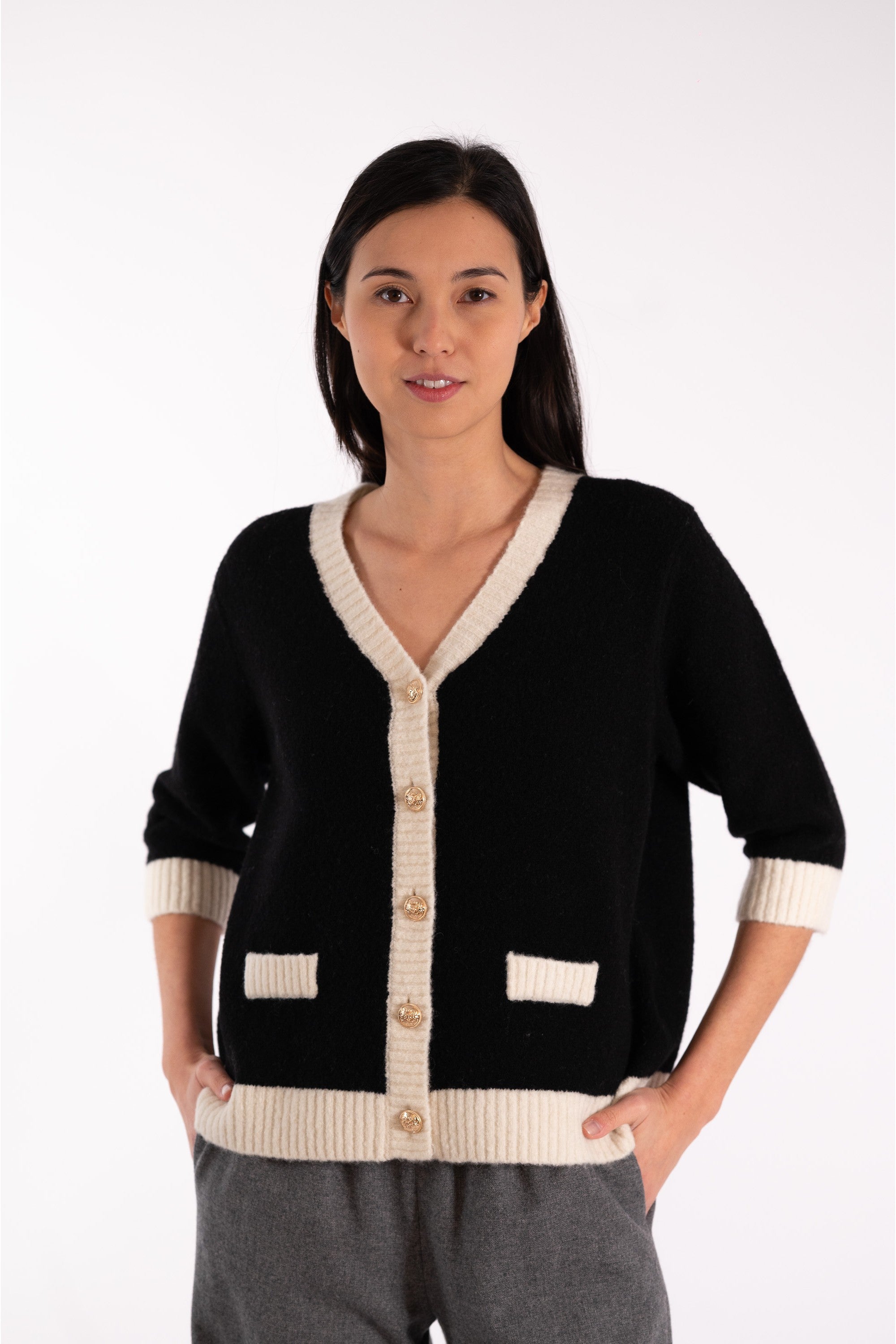 Cardigan bicolore GOYA