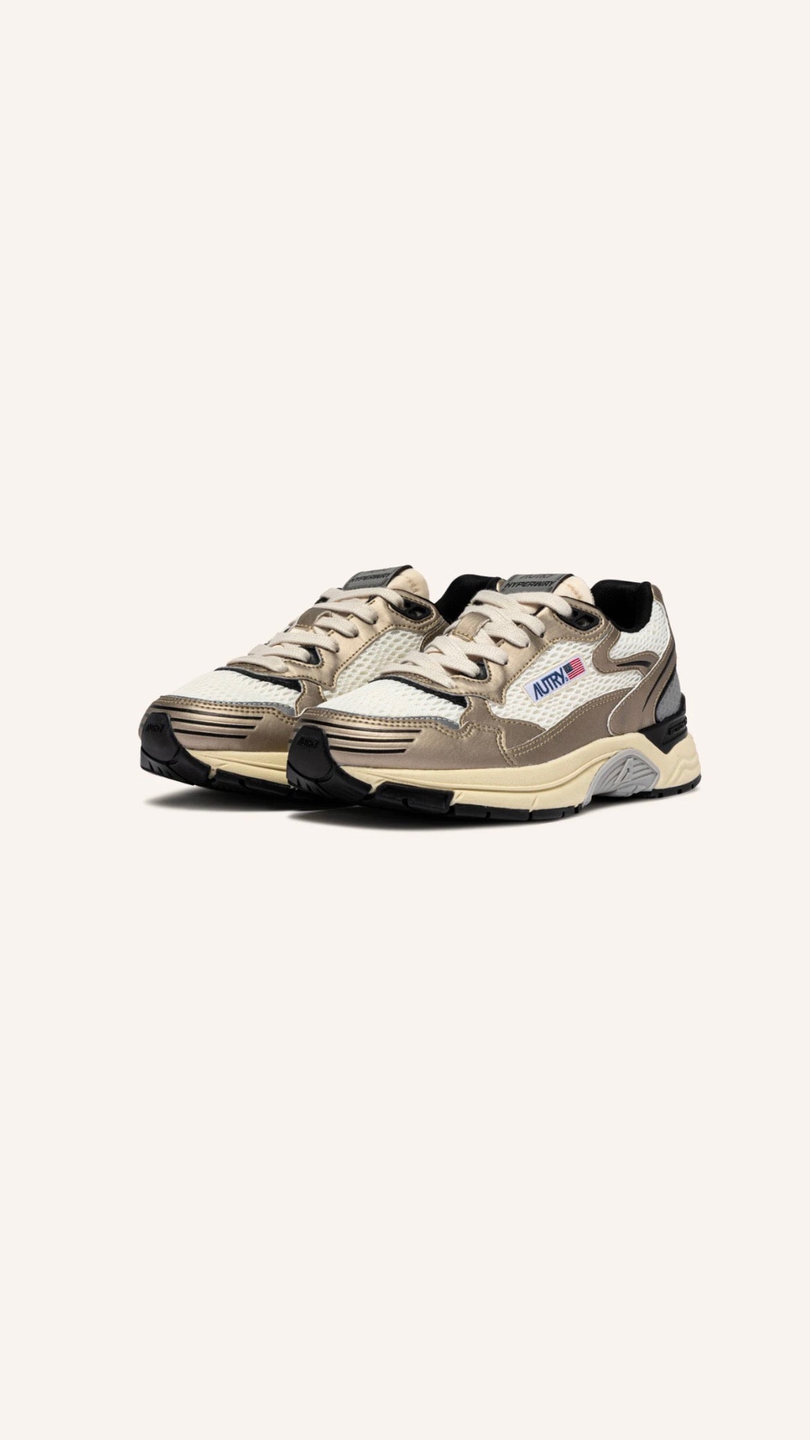 Baskets Hyperway Low Platine blanc Autry
