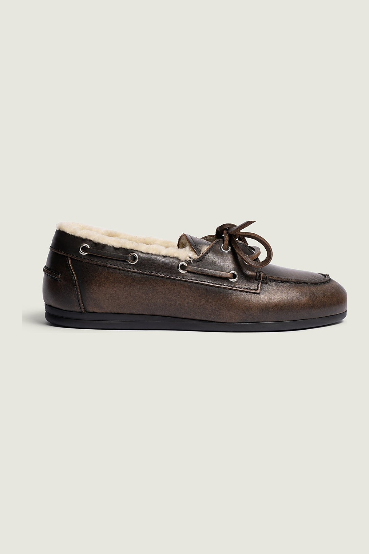 Mocassin brushed fourrure