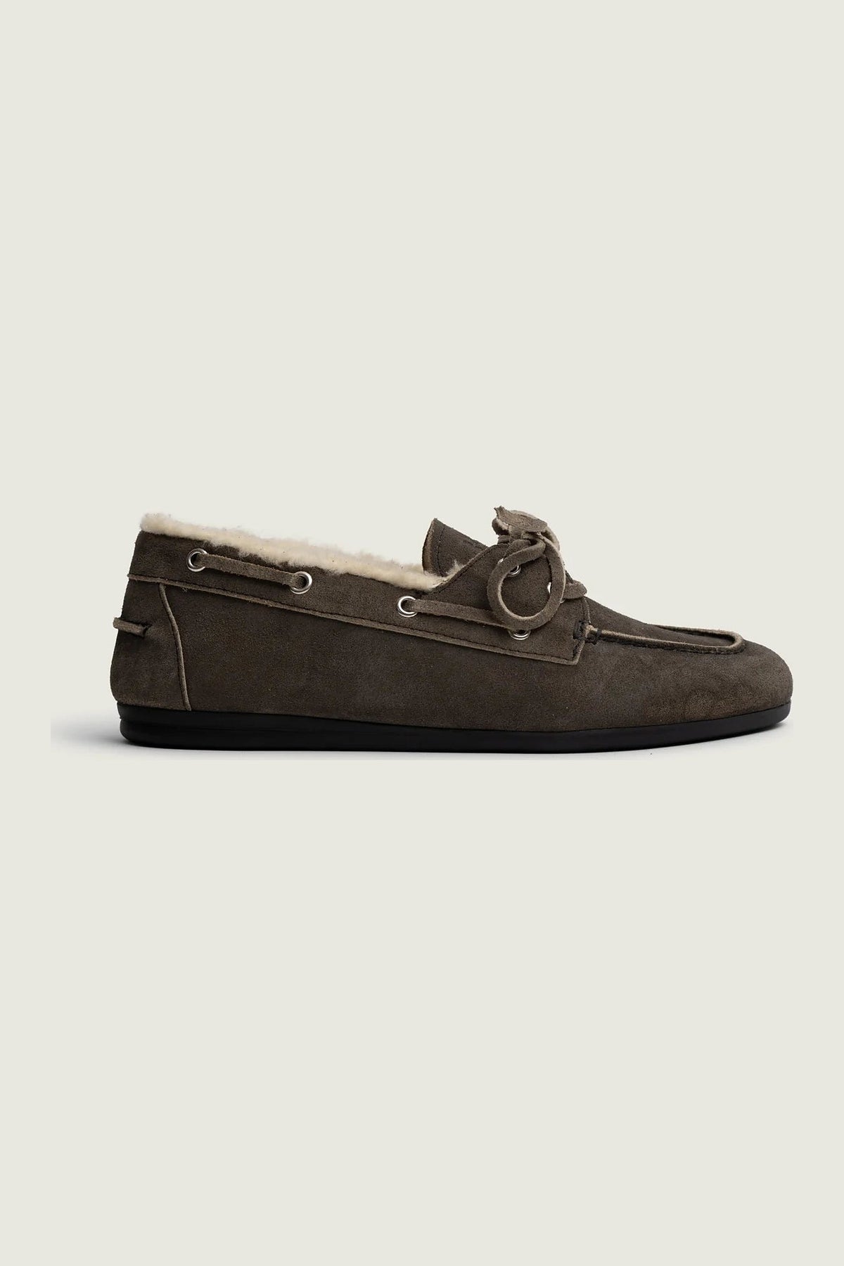 Mocassins suède fourrure