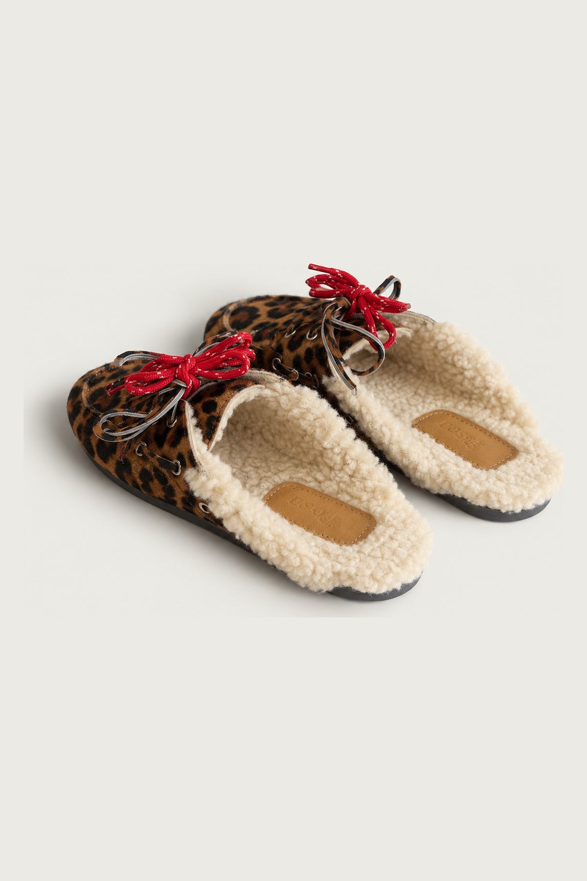 Mules Léopard fourrées