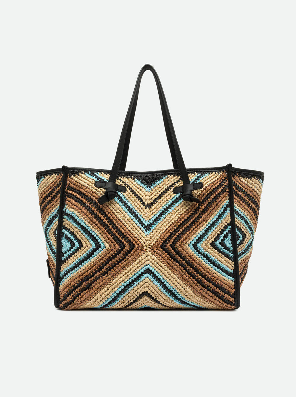 Cabas en paille tréssée