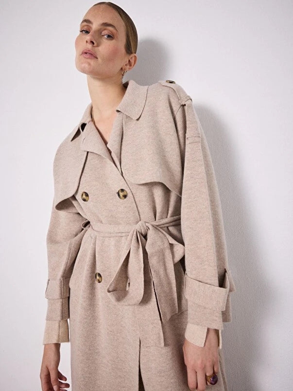 Talia kasjmier trenchcoat