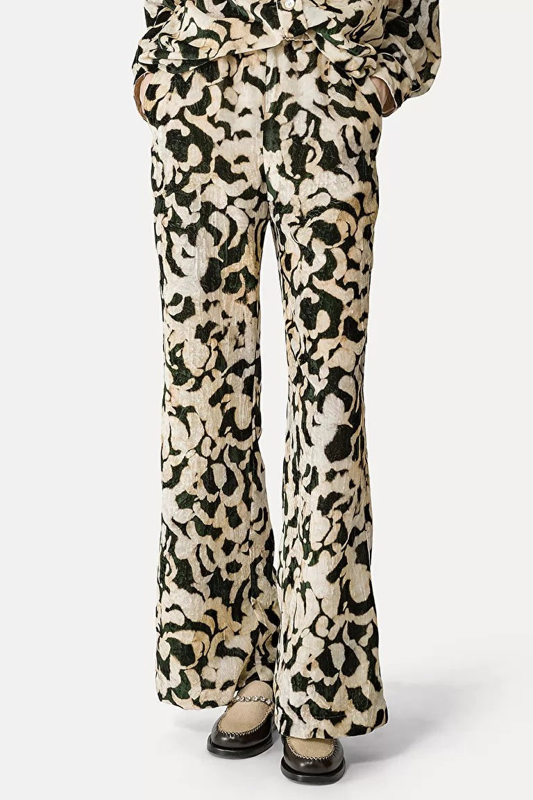 Pantalon large velvet