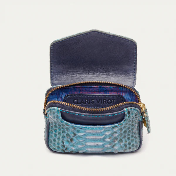 Porte-monnaie Karl Python lagon