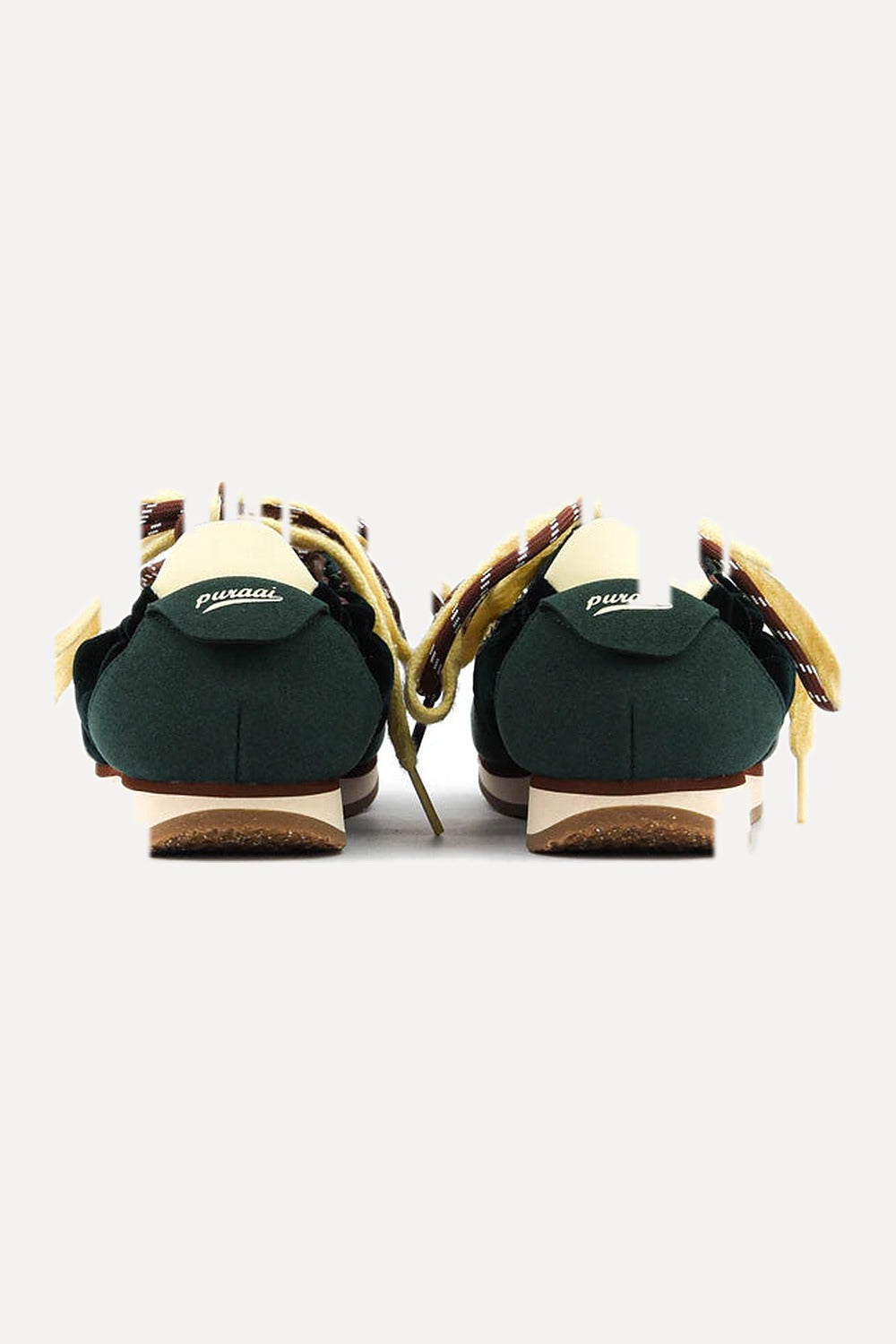 Puraai Baskets Panther Velvet vert arriere