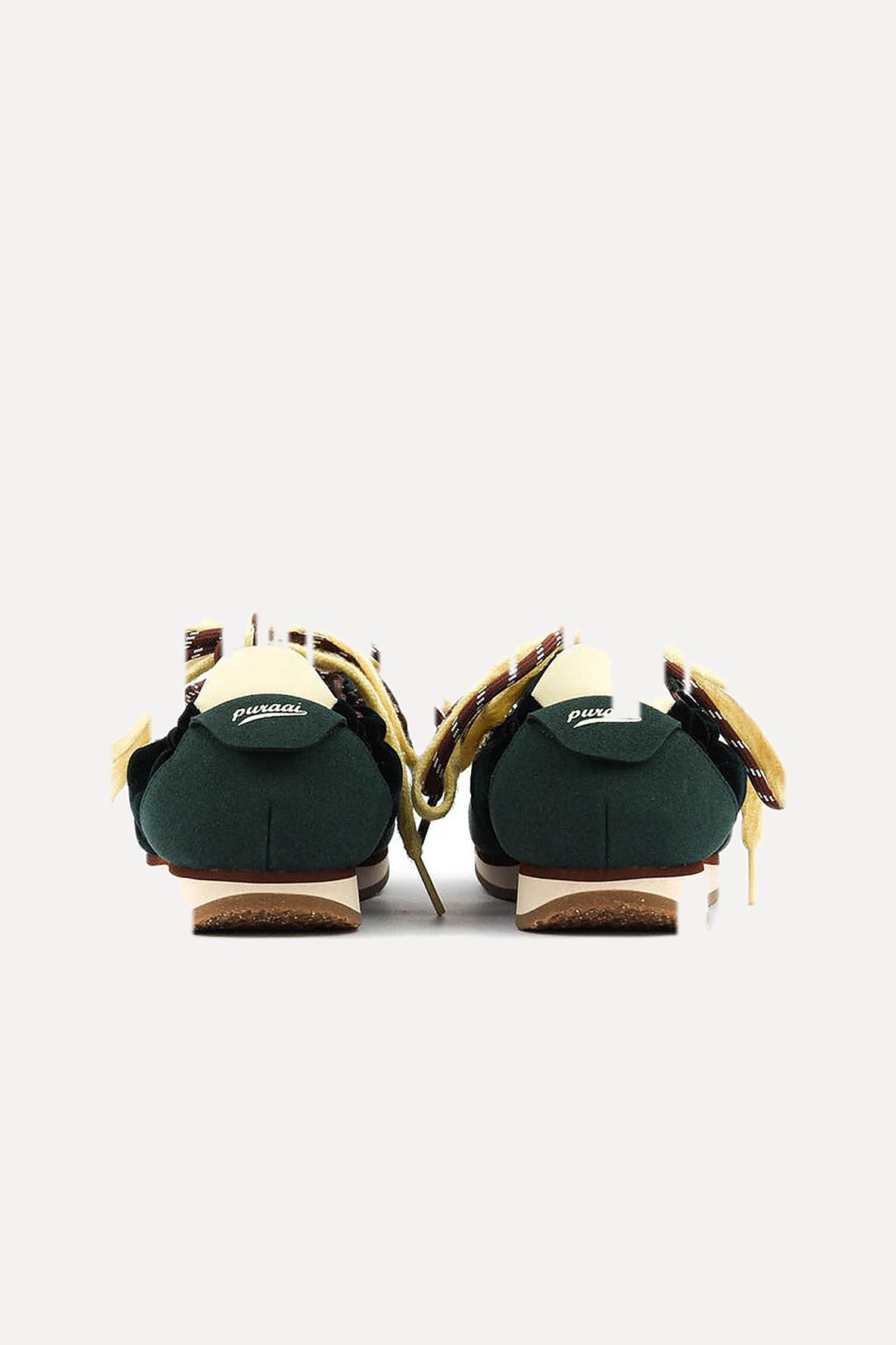 Puraai Baskets Panther Velvet vert arriere