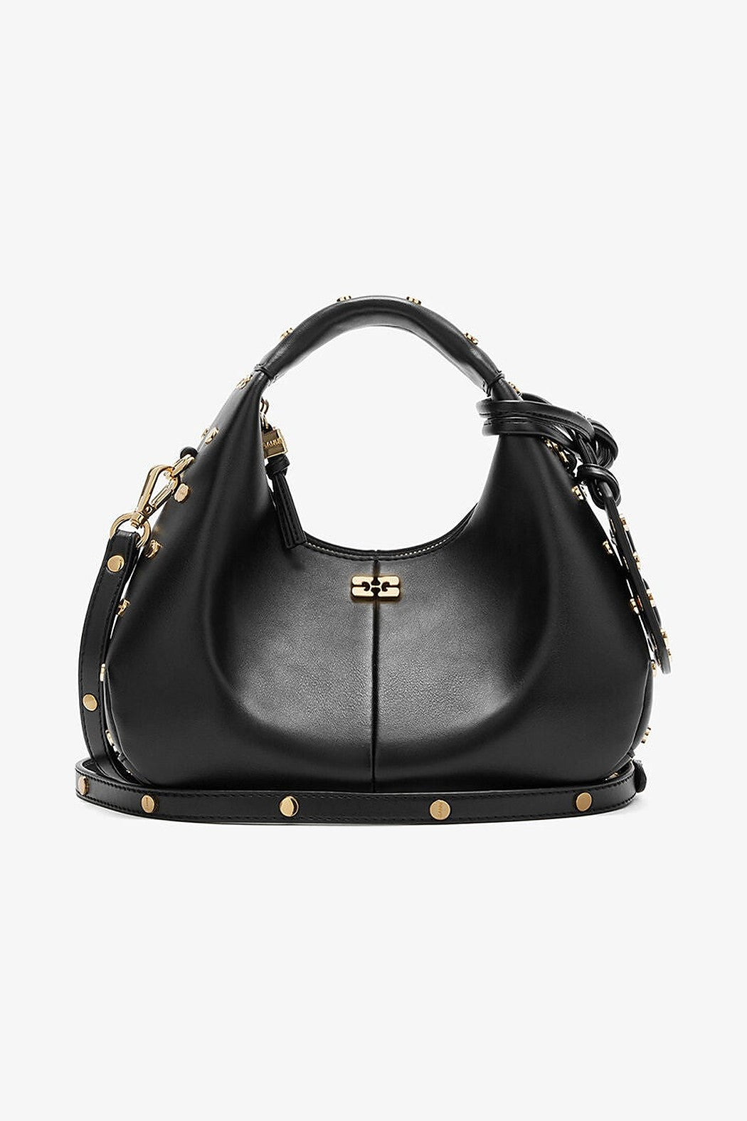 Sac Hobo Mini Cloué noir