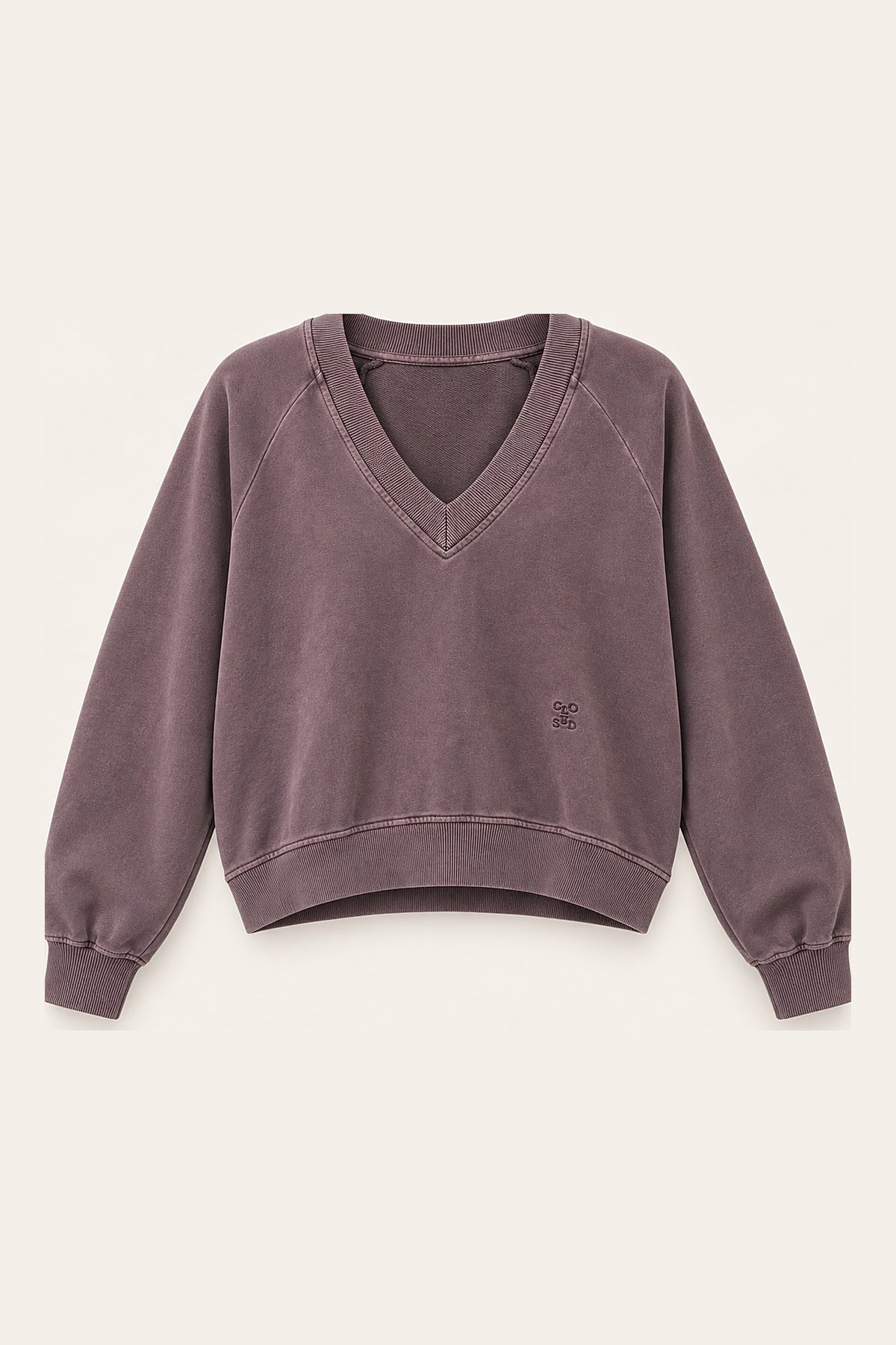 Sweatshirt col V