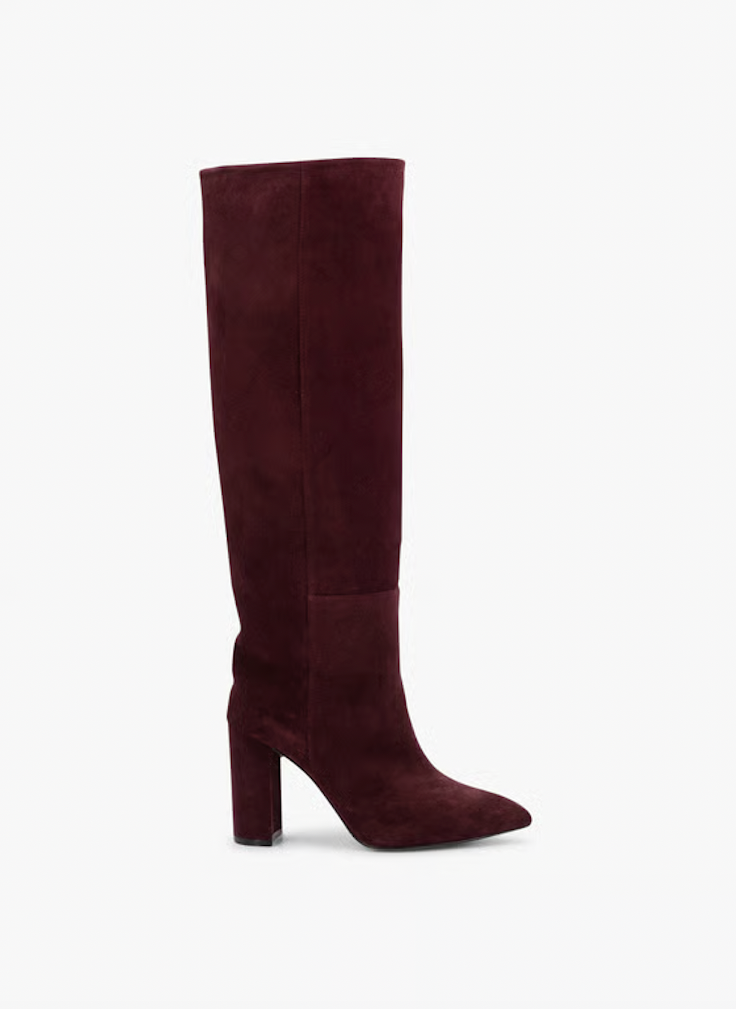 Bottes à talons suède