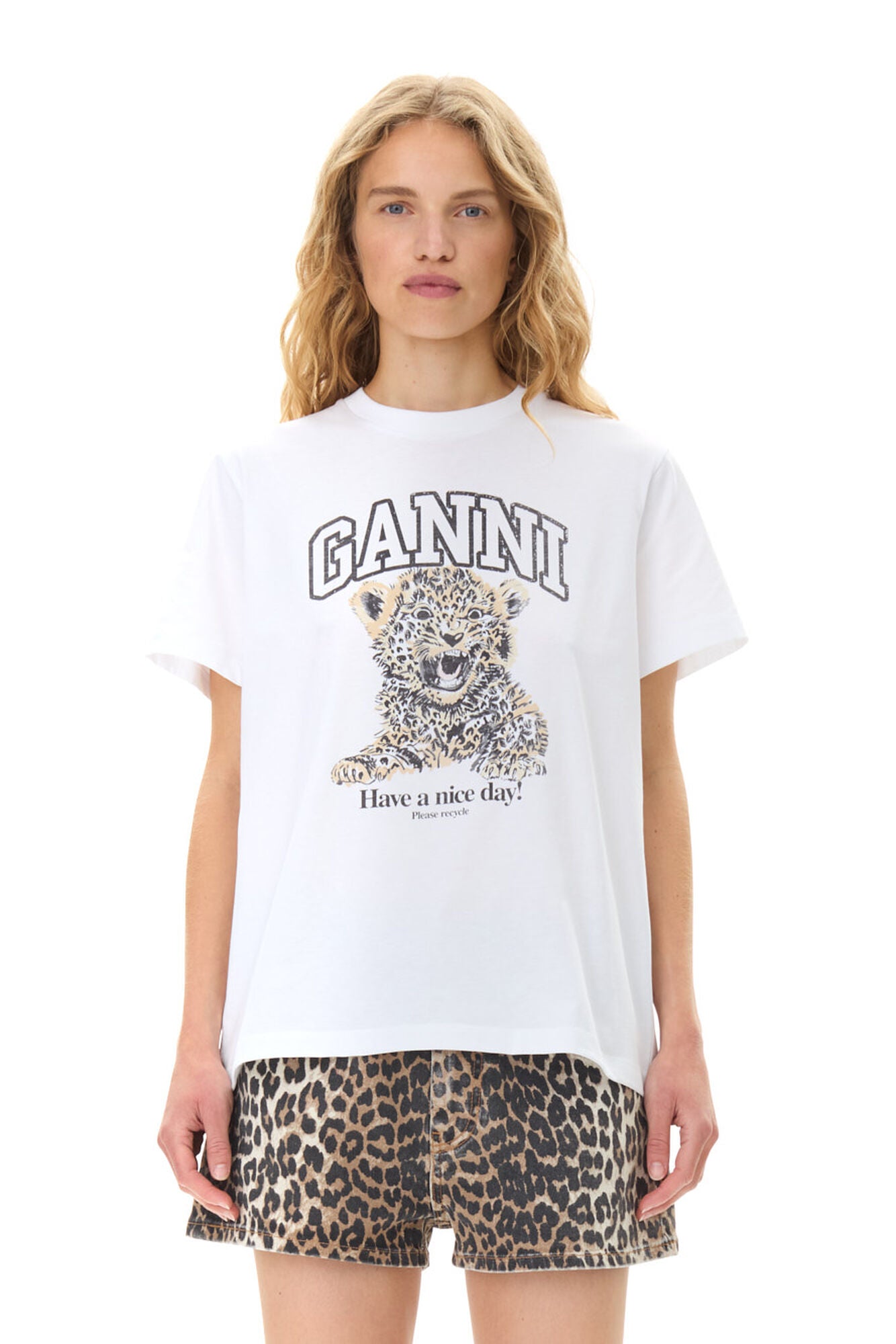 T-shirt Leopard relaxed