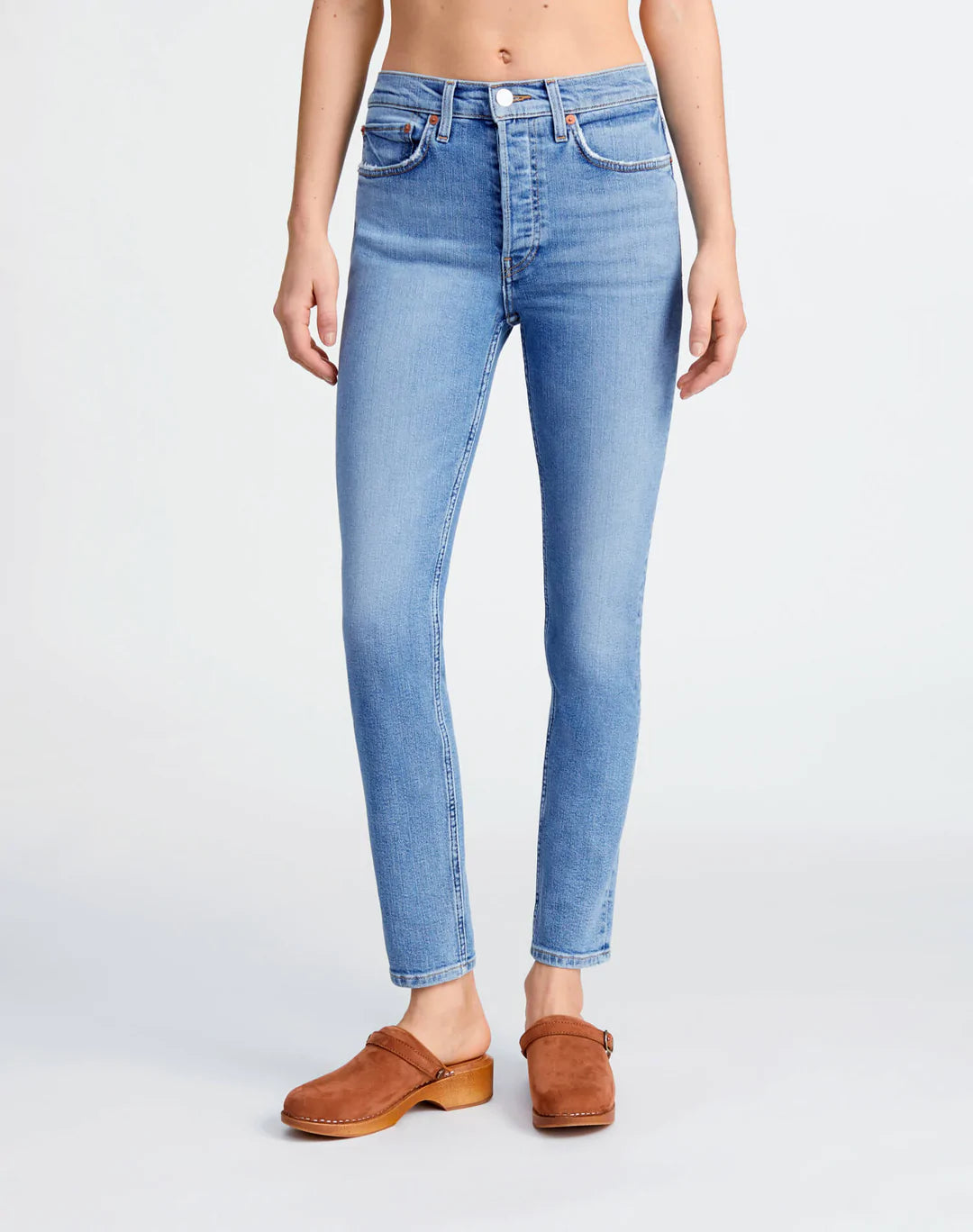 JEANS 90'S HIGH RISE ANKLE TOP